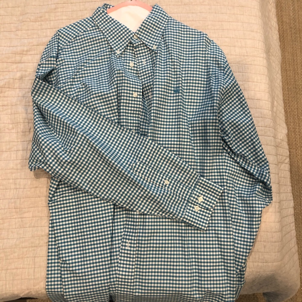 Large brooks brothers button down